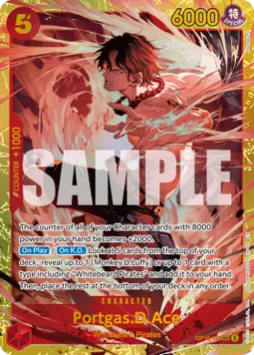 Portgas.D.Ace (OP-16 OP16-118) The Time of Battle