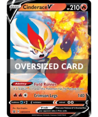 Cinderace V (PR-SW SWSH015) SWSH Black Star Promos