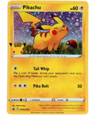 Pikachu (PR-SW SWSH039) SWSH Black Star Promos