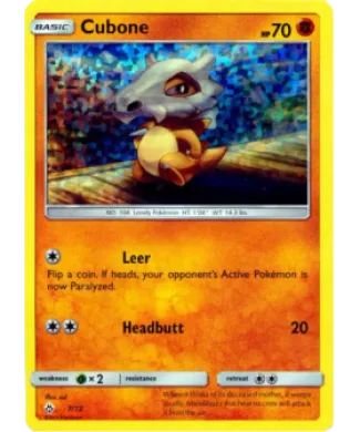 Cubone ( MCD18 7) McDonald's Collection 2018
