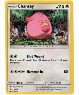 Chansey ( MCD18 10) McDonald's Collection 2018
