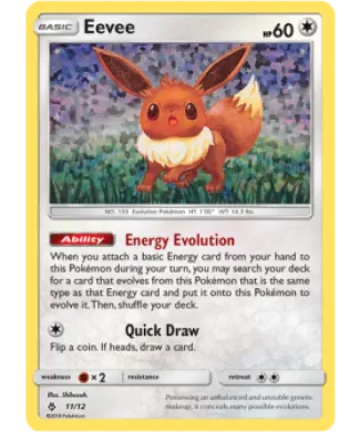 Eevee ( MCD18 11) McDonald's Collection 2018