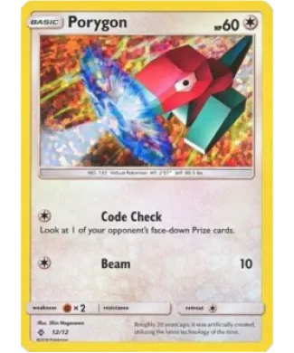 Porygon ( MCD18 12) McDonald's Collection 2018