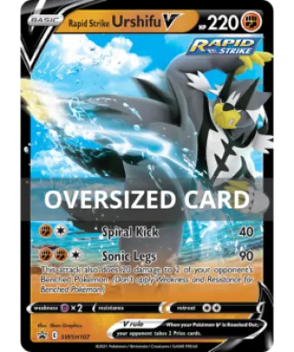 Rapid Strike Urshifu V (PR-SW SWSH107) SWSH Black Star Promos