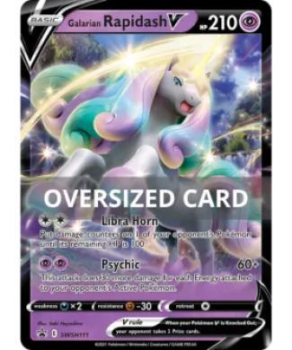 Galarian Rapidash V (PR-SW SWSH111) SWSH Black Star Promos