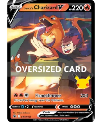 Lance's Charizard V (PR-SW SWSH133) SWSH Black Star Promos