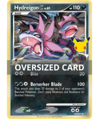 Hydreigon [C] Lv.61 (PR-SW SWSH138) SWSH Black Star Promos