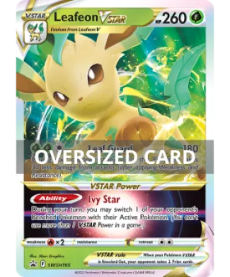 Leafeon VSTAR (PR-SW SWSH195) SWSH Black Star Promos