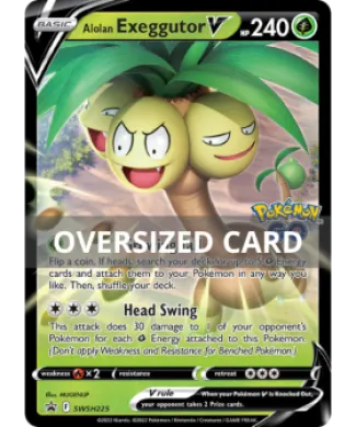 Alolan Exeggutor V (PR-SW SWSH225) SWSH Black Star Promos