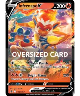 Infernape V (PR-SW SWSH252) SWSH Black Star Promos