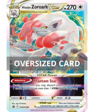 Hisuian Zoroark VSTAR (PR-SW SWSH298) SWSH Black Star Promos