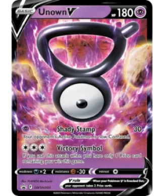 Unown V (PR-SW SWSH300) SWSH Black Star Promos