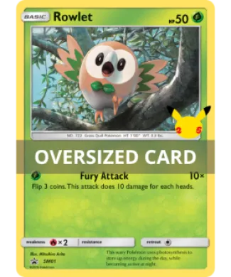 Rowlet (PR-SM SM01) SM Black Star Promos