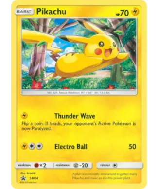 Pikachu (PR-SM SM04) SM Black Star Promos