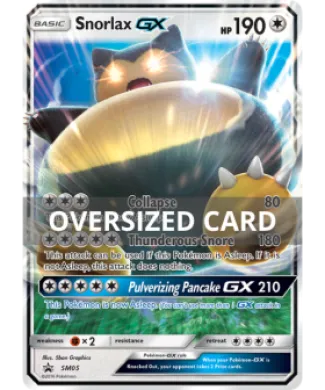 Snorlax GX (PR-SM SM05) SM Black Star Promos