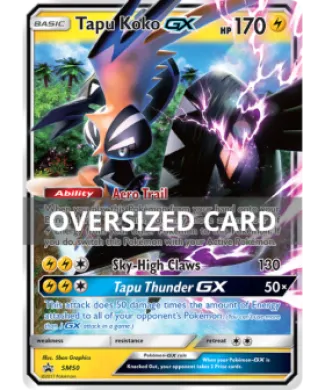 Tapu Koko-GX (PR-SM SM50) SM Black Star Promos