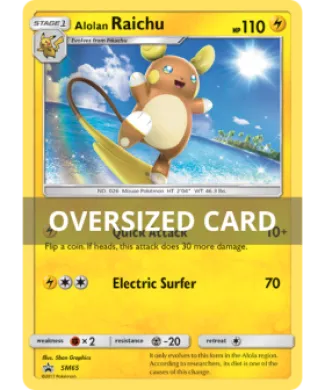Alolan Raichu (PR-SM SM65) SM Black Star Promos