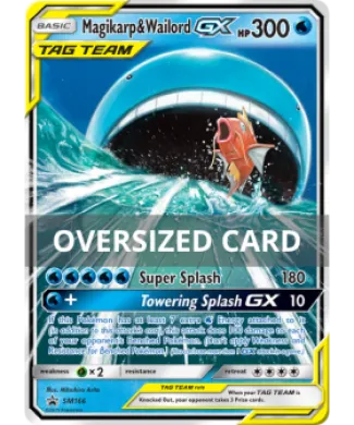 Magikarp & Wailord-GX (PR-SM SM166) SM Black Star Promos
