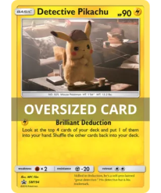 Detective Pikachu (PR-SM SM194) SM Black Star Promos