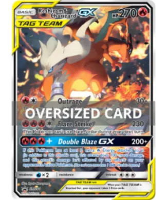 Reshiram & Charizard-GX (PR-SM SM201) SM Black Star Promos
