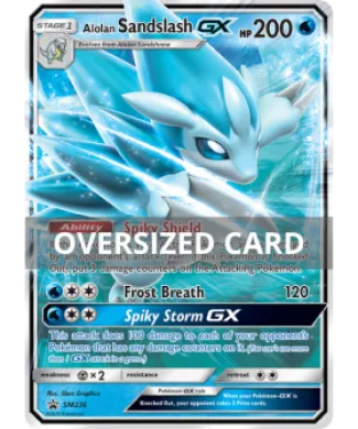 Alolan Sandslash-GX (PR-SM SM236) SM Black Star Promos