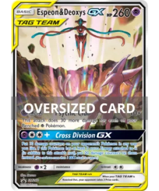 Espeon & Deoxys-GX (PR-SM SM240) SM Black Star Promos