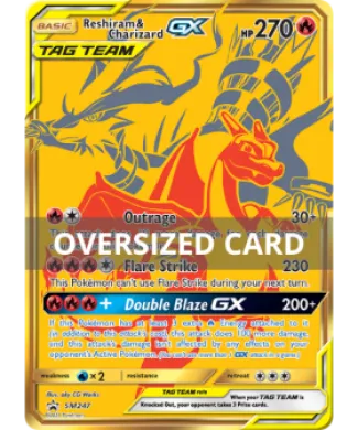 Reshiram & Charizard-GX (PR-SM SM247) SM Black Star Promos