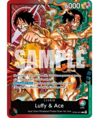 Luffy & Ace (ST30 ST30-001) EX Luffy & Ace