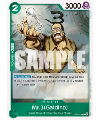 Mr.3(Galdino) (ST30 ST30-014) EX Luffy & Ace