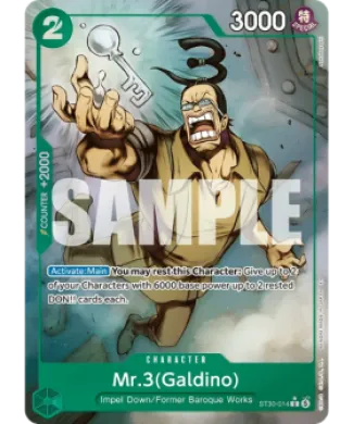 Mr.3(Galdino) (ST30 ST30-014) EX Luffy & Ace