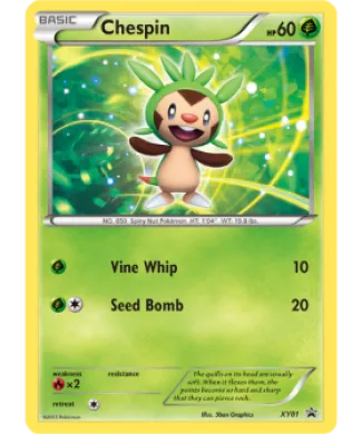 Chespin (PR-XY XY01) XY Black Star Promos