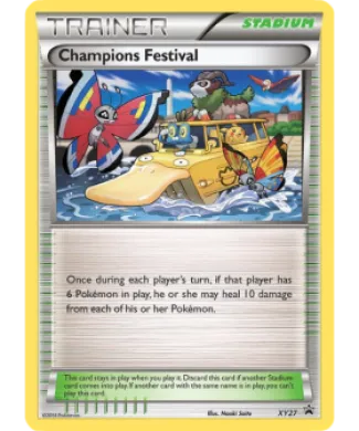 Champions Festival (PR-XY XY27) XY Black Star Promos