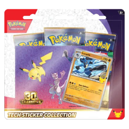 30th Celebration: Lucario Tech Sticker Collection
