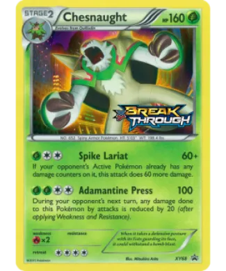 Chesnaught (PR-XY XY68) XY Black Star Promos