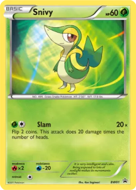 Snivy (PR-BLW BW01) BW Black Star Promos