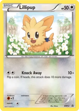 Lillipup (PR-BLW BW52) BW Black Star Promos