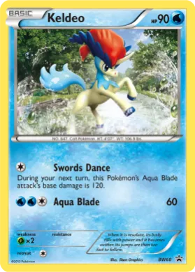 Keldeo (PR-BLW BW60) BW Black Star Promos