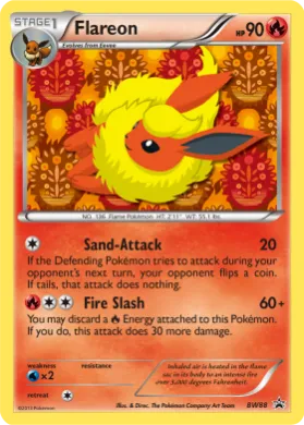 Flareon (PR-BLW BW88) BW Black Star Promos