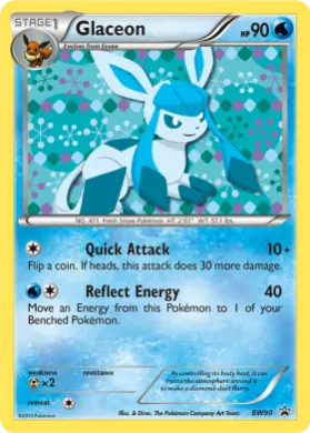 Glaceon (PR-BLW BW90) BW Black Star Promos