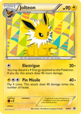 Jolteon (PR-BLW BW91) BW Black Star Promos