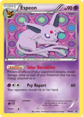 Espeon (PR-BLW BW92) BW Black Star Promos