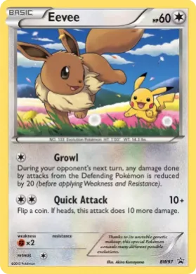 Eevee (PR-BLW BW97) BW Black Star Promos