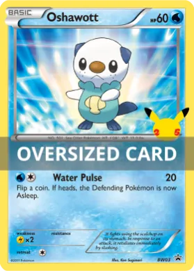 Oshawott (PR-BLW BW03) BW Black Star Promos