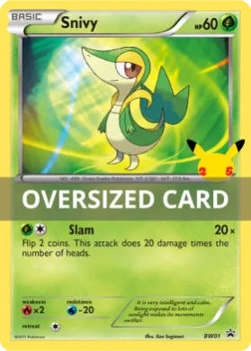 Snivy (PR-BLW BW01) BW Black Star Promos