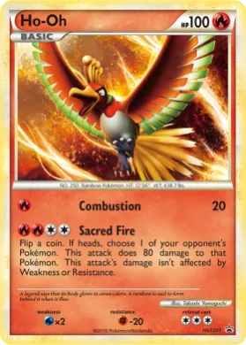 Ho-Oh (PR-HS HGSS01) HGSS Black Star Promos