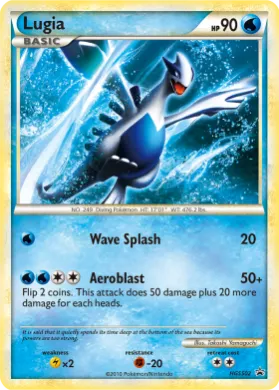 Lugia (PR-HS HGSS02) HGSS Black Star Promos