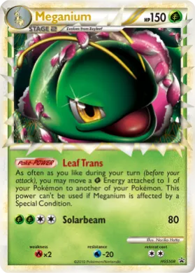 Meganium (PR-HS HGSS08) HGSS Black Star Promos