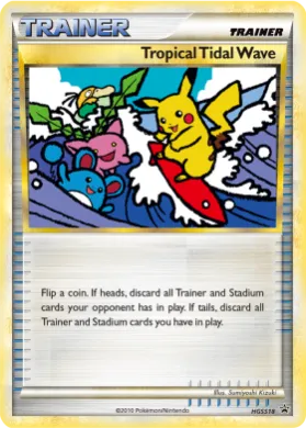 Tropical Tidal Wave (PR-HS HGSS18) HGSS Black Star Promos