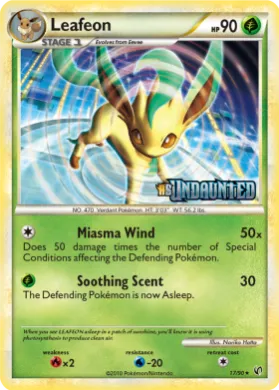 Leafeon (UD 17) HS—Undaunted