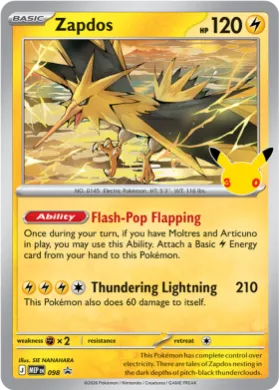 Zapdos (MEP MEP 098) MEP Black Star Promos